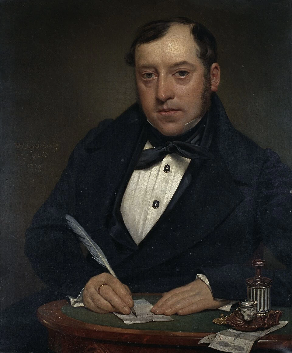 Pierre Van Hanselaere - Ritratto di François Joseph Dart, 1895, Museum of Fine Arts, Ghent